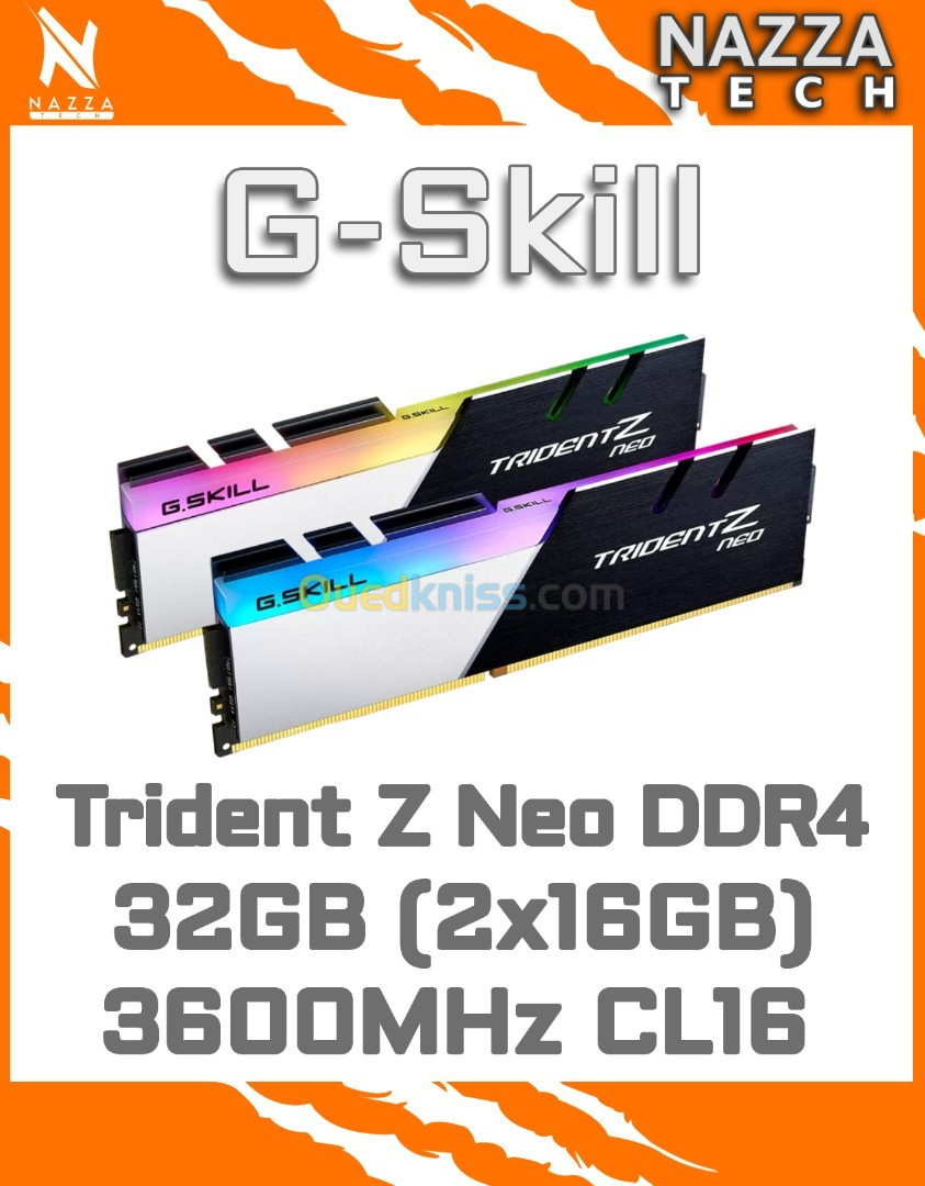 G-Skill Trident Z Neo 32GB (2x16GB) DDR4-3600Mhz CL16