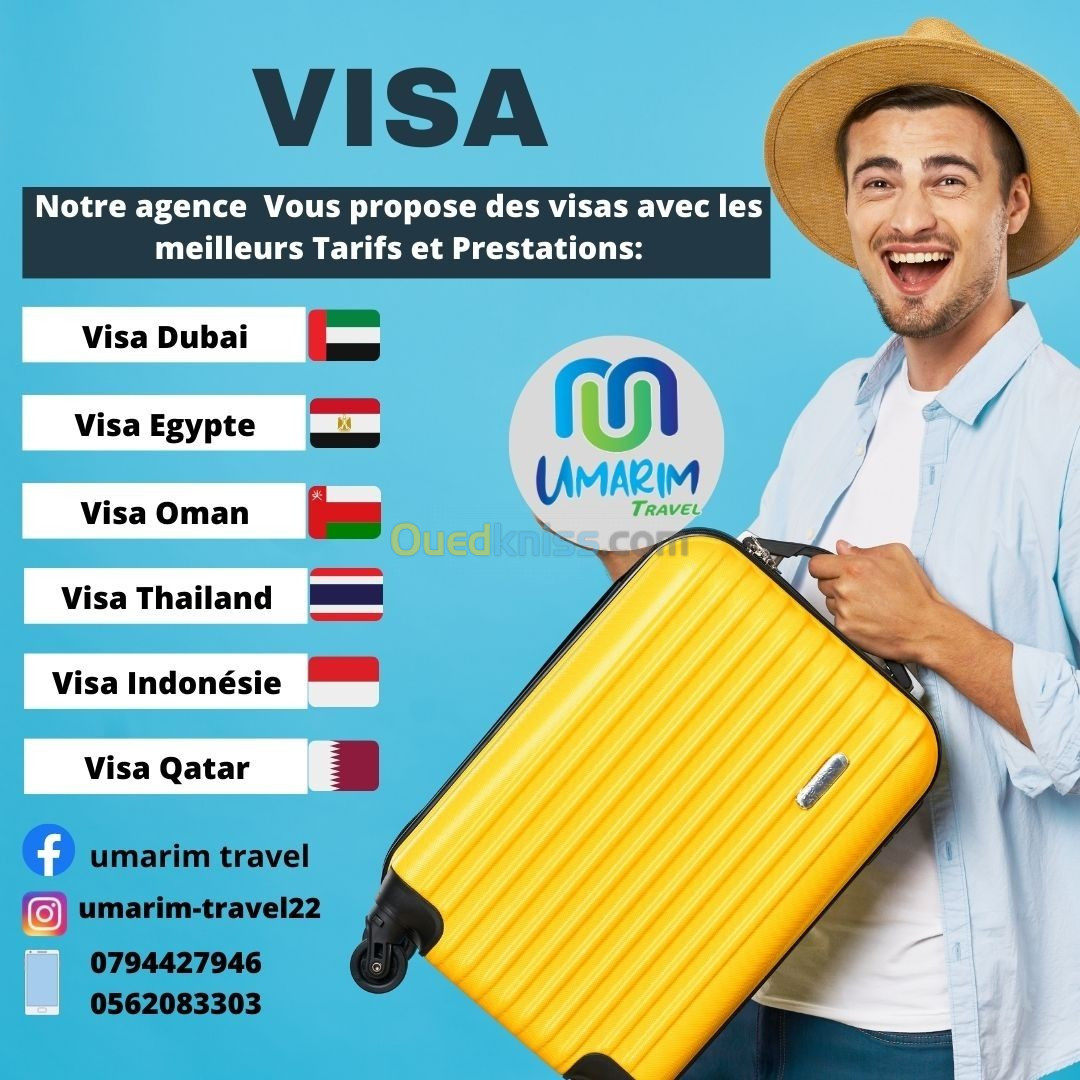 visa voyage ouedkniss
