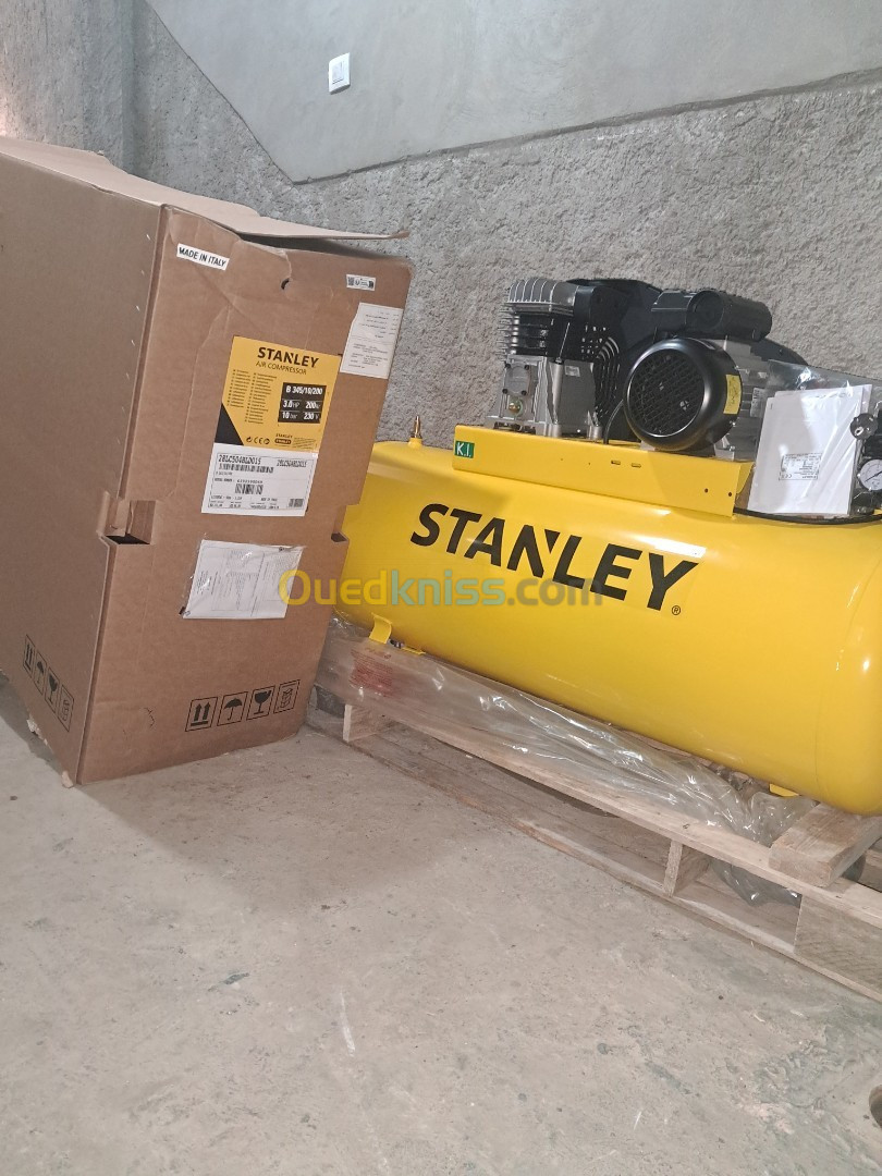 Compresseur stanley 100 litres. 200 litres 270 litres 