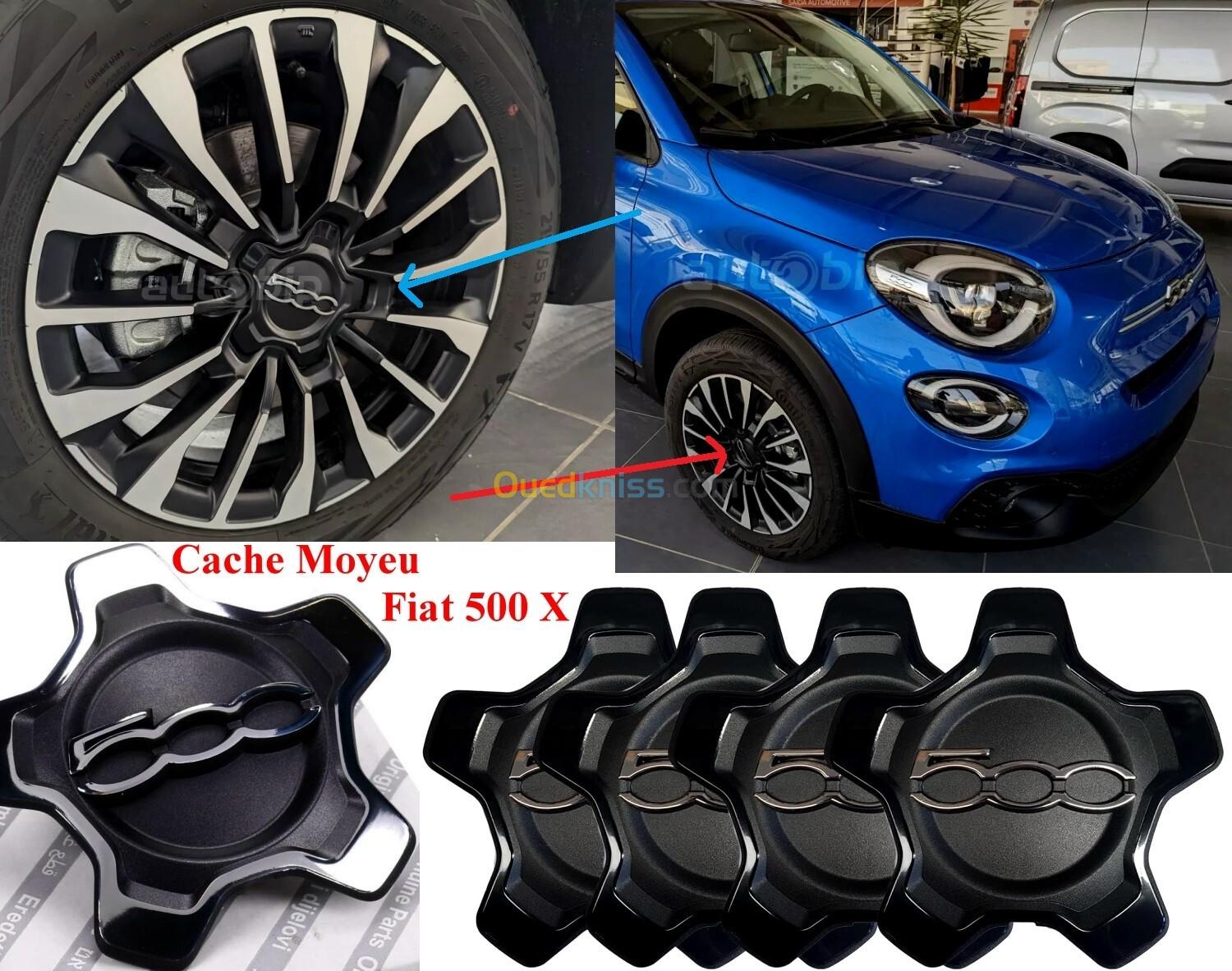 Cache Moyeu Jante Fiat 500 X