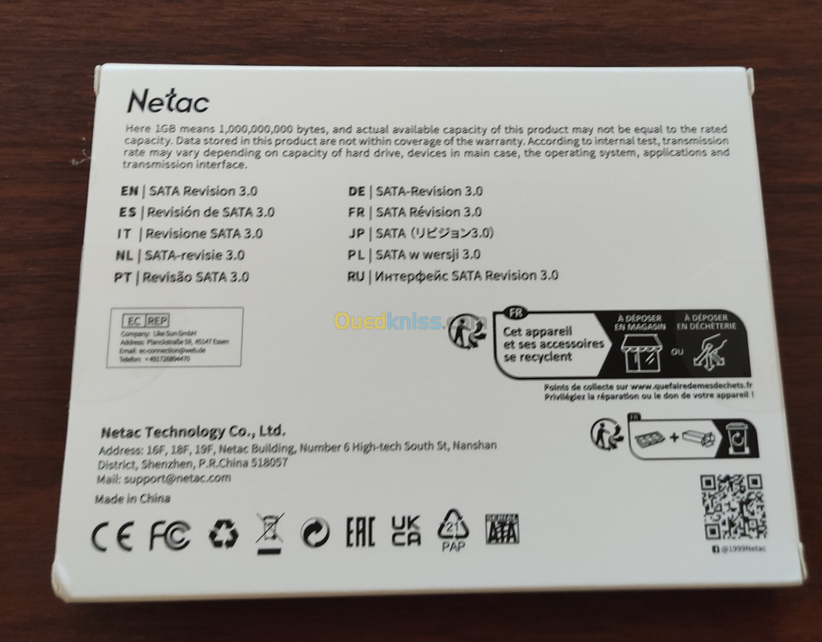 Disque dur SSD 512gb netac