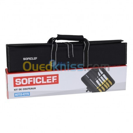 Kit de 4 couteaux INOX et aiguiseur SOFICLEF | KIT2-CT5