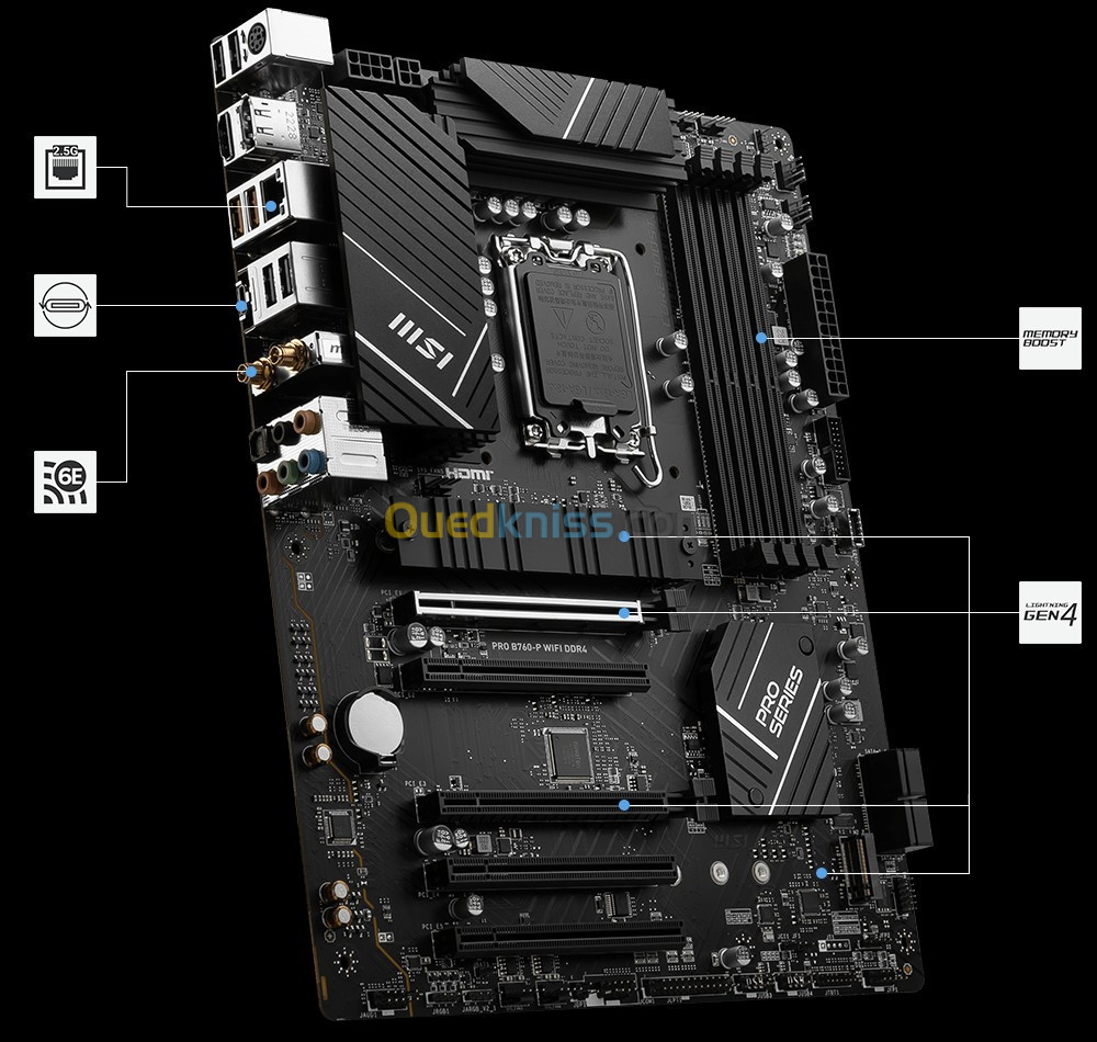 Carte mere PRO B760M-P DDR4