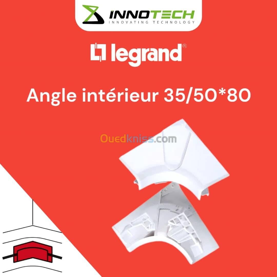 Angle LEGRAND DLP  35/50x80  Angle / Intérieur / Extérieur / plat resau informatique 