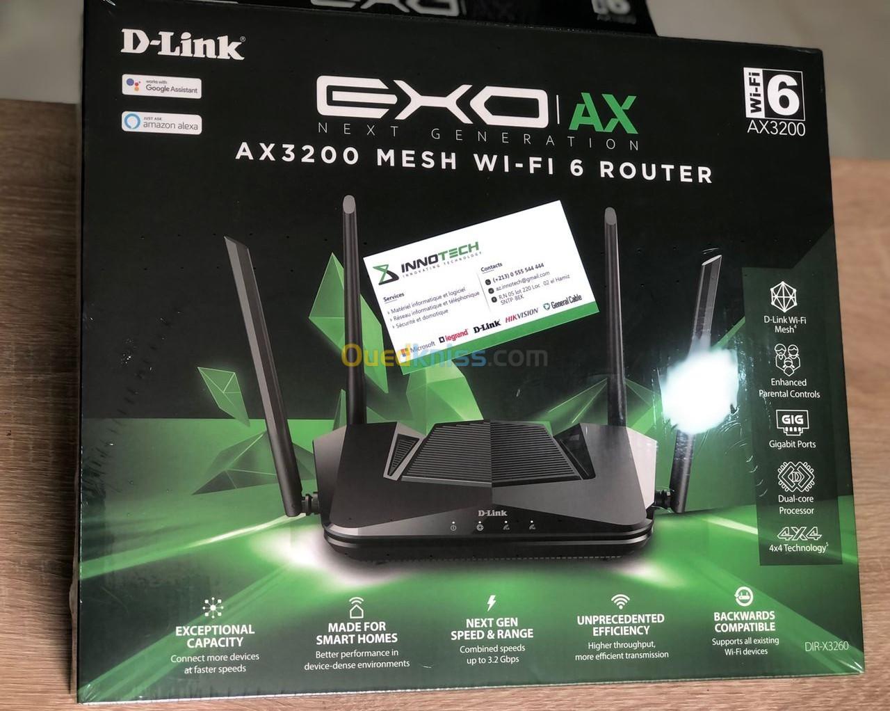 Routeur Wi-Fi 6 EXO AX3200 D-Link DIR-X3260