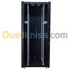 ARMOIRE 32U 600*1000 AVEC KIT DE VENTILATION + 02 ETAGERES FIX NOIR SIGMA