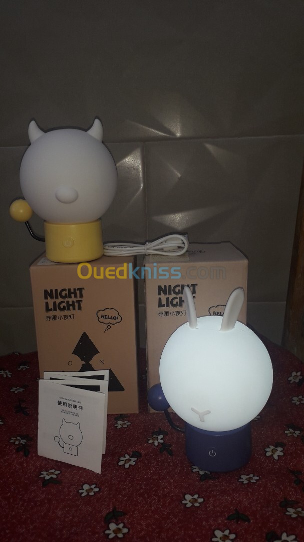 Veilleuse LED pour enfants Rechargeables 