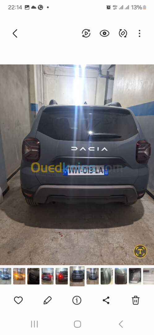 Dacia Duster 2024 Journye gris nardo