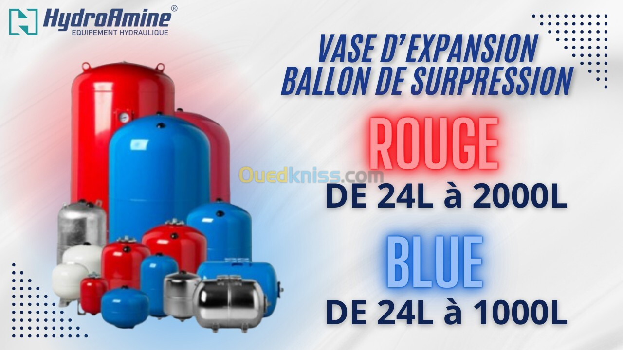 vase d'expansion et ballon de surpression