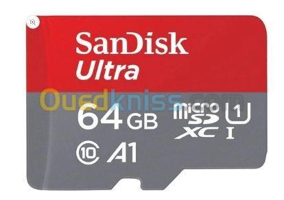 SanDisk Ultra 64GB SDXC UHS-I Micro SD Card with 120mb/s Read Speed A1 | Model - SDSQUA4-064G-GN6MN