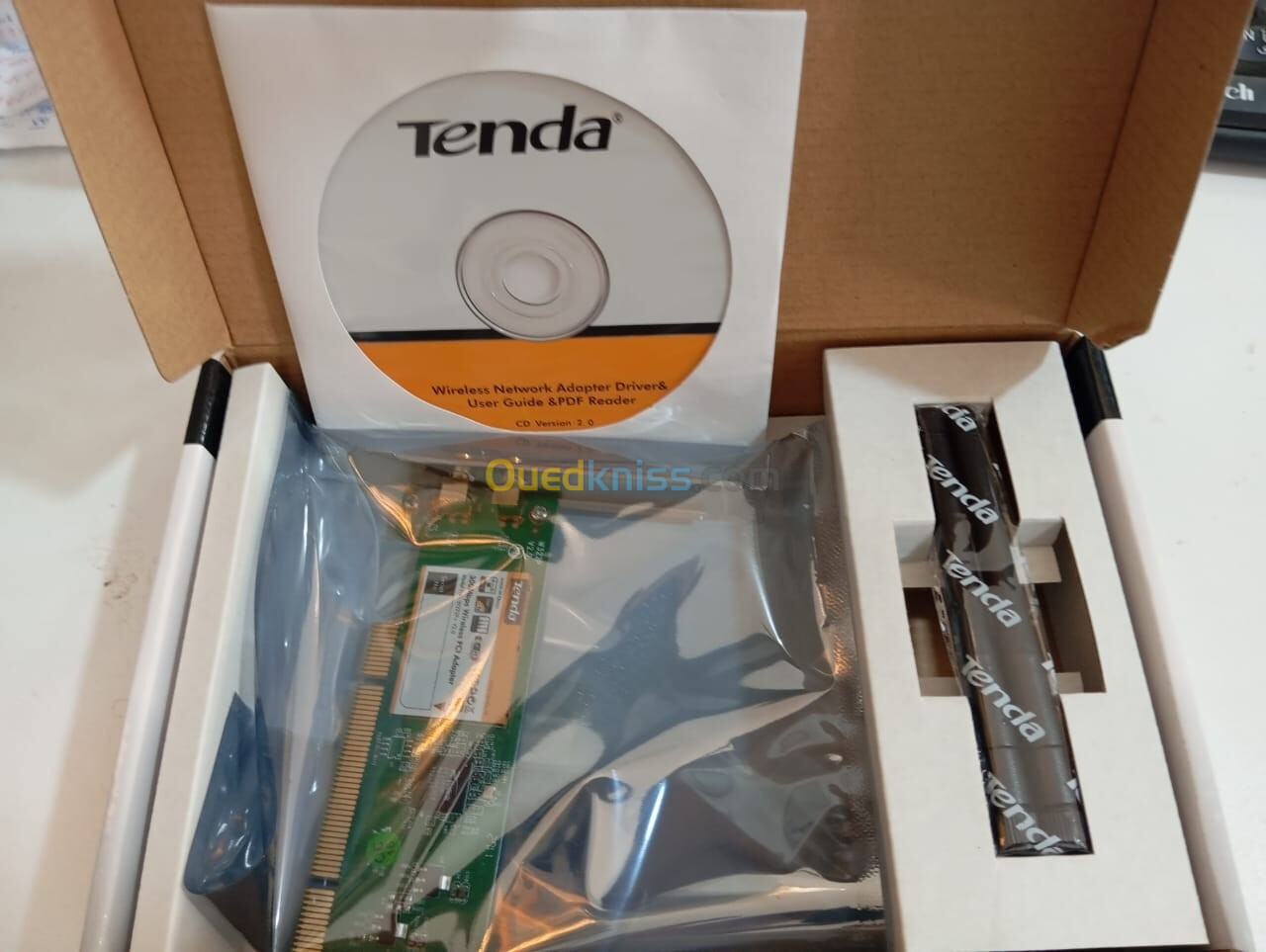 Carte Wi-Fi Tenda Wireless N300 PCI Adapter (W322P+)