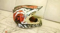Casque airoh dome squad red 