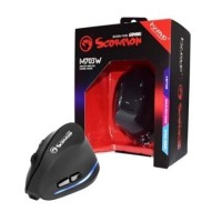 لوحة-المفاتيح-الفأرة-souris-vertical-ergonomique-gaming-sans-fil-rechargeable-2400dpi-6-boutons-marvo-scorpion-m703w-الجزائر-وسط