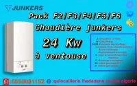 Pack Chaudiere junkers 24 Kw à ventouse 