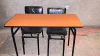 Table Bi-Place et chaises scolaires