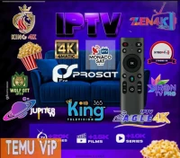 IPTV IRON PRO,atlas pro, JUPITER TV , EAGLE TV , king 4k , strong 4k , 4k matic, temu vip..