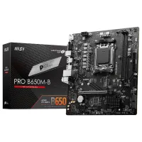 Carte mère AMD B650m-b msi Micro ATX Socket AM5 2x DDR5 M.2 PCIe 4.0 USB 3.0 PCI-Express 4.0 16x 