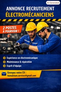 صناعة-و-إنتاج-electromecanicien-بوفاريك-البليدة-الجزائر
