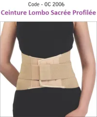 Ceinture Lombo Sacrée Profilée