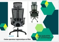 Chaise operateur ergonomique en filet