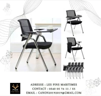  Chaise de formation pliante avec tablette