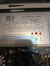 ADR-6001 ATX-450W power supply (alimentation électrique)