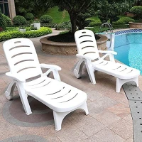 chaise الإسترخاء البلاستيكي متعدد الوضعيات
