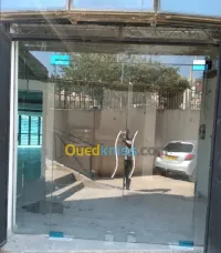 ابواب زجاجية للمحلات 