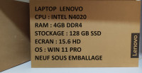 laptop-pc-portable-lenovo-intel-n40204gb-ddr4128gb-ssd156-hdwin-11-proneuf-sous-emballage-ouled-fayet-alger-algerie