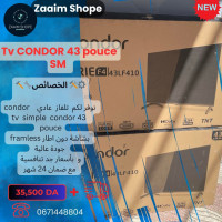 ecrans-plats-تلفاز-كوندور-حجم-43-بوصة-سامبل-جديد-tv-condor-pouce-sm-bab-ezzouar-alger-algerie