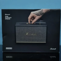 Marshall Acton III Noir - Marshall Acton 3 Noir - Baffle Bluetooth Sans Fil de Luxe 