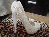 مستغانم-الجزائر-حذاء-بكعب-عالي-chaussures-mariée