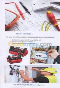 الجزائر-سطاوالي-بناء-و-أشغال-réseaux-éléctrique-electricité