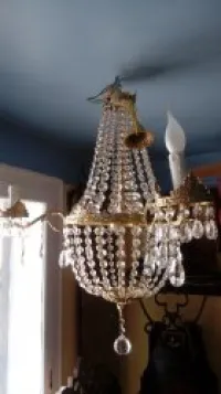 Lustre montgolfière style Napoléon 