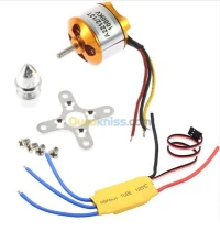 Moteur brushless + Esc  + 2 hélice  Arduino 