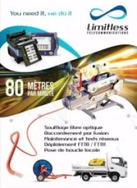 Soufflage fibre optique