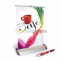 Roll-up, X-Banner et L-Banner, stands 
