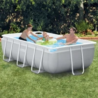 Piscine 3,00 x 1,75 x 0,80m Prism Frame rectangulaire avec mouteur et echelle 