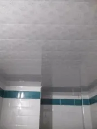Pose faux plafond pvc