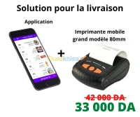 Application mobile pour livreur avec imprimante ticket Bluetooth 