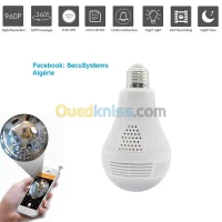 Caméra Ampoule WIFI 360° 3D originale