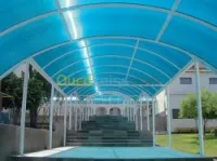 verre et miroir et plastique 