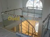 rampe d'escalier inox 
