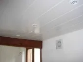 placo-platre (faux plafond) et en pvc 