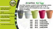 pot en résine TAGO