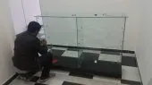  fabrication armoires et  comptoirs en verre