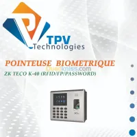 POINTEUSE BIOMETRIQUE ZKTECO K-40