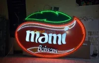 enseigne, pub, led, panneaux