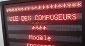 Fabrication panneaux d'affichage lumin