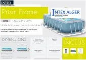 Promotion 2022 : Piscine hors sol Intex - 488x244x107cm